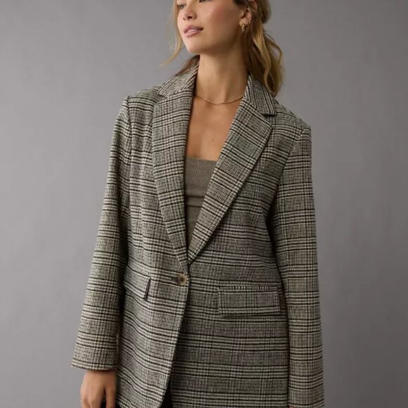 American Eagle Outfitters Houndstooth Blazer - Picture 4 of 9